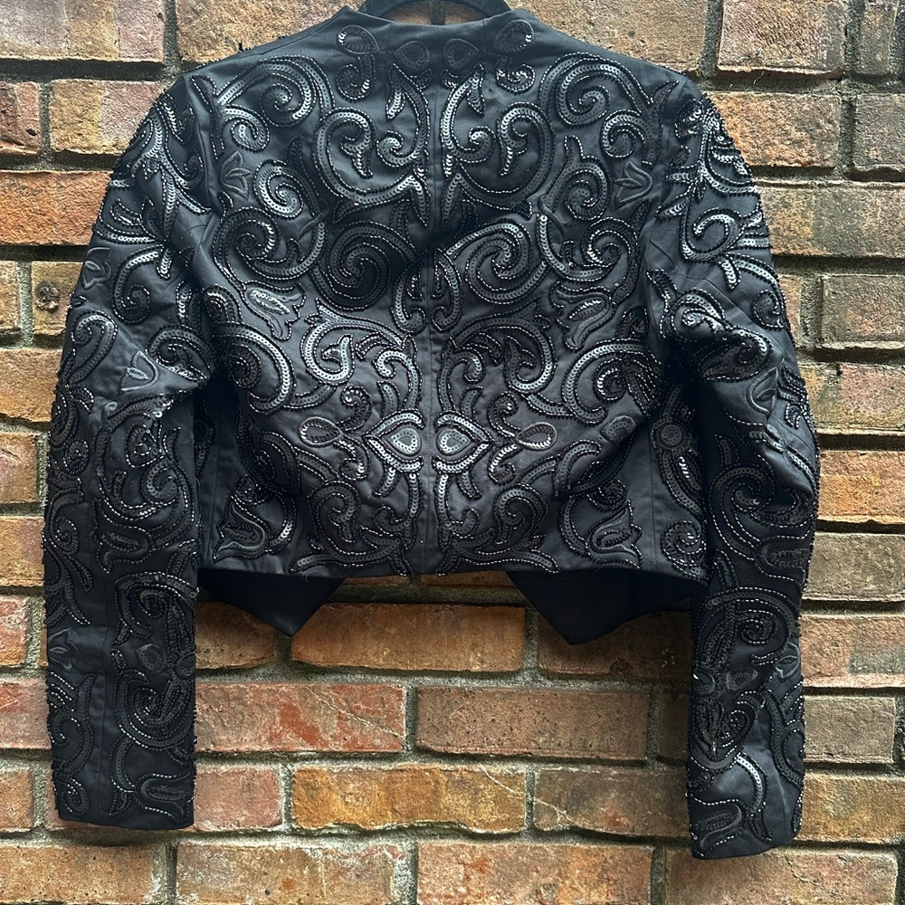 Stunning beaded jacket by Express